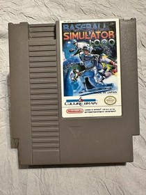 Baseball Simulator 1000 Nintendo Entertainment System NES Authentic Cart Only