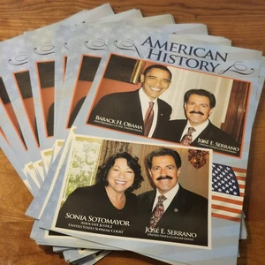 95 Bulk Lot von Bildungsplakaten zur Feier prominenter Figuren in der amerikanischen Geschichte - Bild 1 von 6