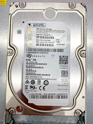 ST6000NM0105 SEAGATE Exos 7E8 HDD 6TB 7.2K SAS 12G 3.5'' LFF NAS Storage - Bild 1 von 2