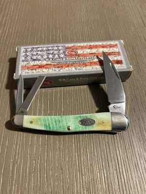 CUCHILLO CASE XX EE. UU. CABALLITO DE MAR WHITTLER CORTE DE SIERRA HUESO DE TRÉBOL QUEMADO 2017 6355 SS (26243 Foto 1 de 4