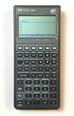 HP 48GX Graphing Engineering Calculator W/ Battery + Exp Cover New Keyboard Foam - Image 1 of 4