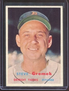 1957 Topps Baseball # 258 Steve Gromek (NM) Near Mint - Picture 1 of 2