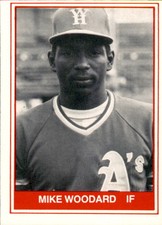1982 West Haven A's TCMA #19 Mike Woodard Maywood Illinois IL - NM Baseball Card