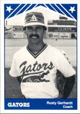 1983 Beaumont Golden Gators TCMA #22 Allen Gerhardt Coach - NM Baseball Card