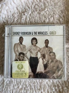 BRAND NEW/SEALED (2) CD SET- SMOKEY ROBINSON & THE MIRACLES GOLD - Picture 1 of 3