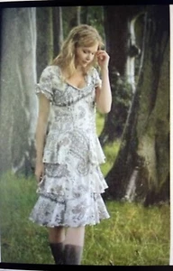 Brora Paisley Pure Silk Tiered Dress - Stunning Special Occasion. UK 10. BNWT - Picture 1 of 9