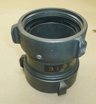 Adaptador de manguera de bombero Red Head de 3 1/2" a 3 1/2" hembra a hembra NH Foto 1 de 3