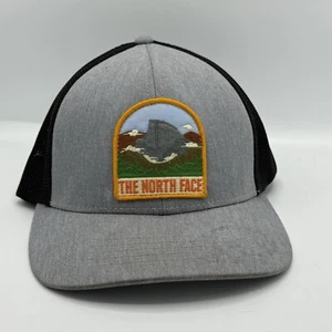 North Face Flexfit Cap Hat Gray Mesh Trucker Outdoor S/M - Picture 1 of 5