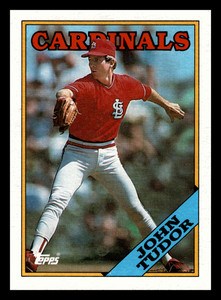 1988 Topps John Tudor  St. Louis Cardinals #792 Junk Wax Mint