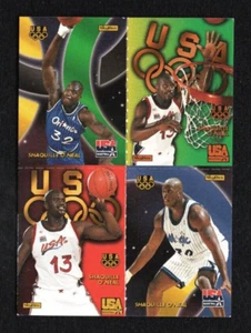 1996-97 SkyBox USA Quads Shaquille O'Neal USA #Q7 - Picture 1 of 2