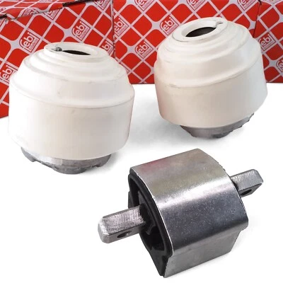 2x FEBI Motorlager + Getriebelager für Mercedes C W203 CL203 E W212 CLS C219 - Bild 1 von 3