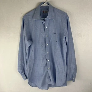 VTG TURNBULL & ASSER 100% Cotton Striped Dress Shirt 15 1/2 - 39cm England Made - Picture 1 of 7