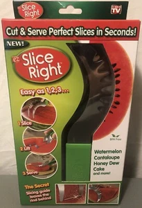 EZ Slice Right Cut and Serve Watermelon, Cantaloupe, Honey Dew, Cake *NEW* - Picture 1 of 3