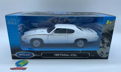 Welly Pontiac GTO 1969, modello scala (1:24), vintage (2334) - Immagine 1 di 4