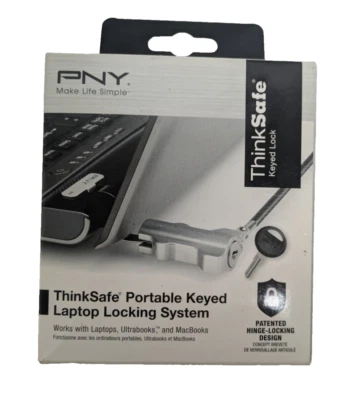 ThinkSafe P-TSKL1-RB Portable Keyed Laptop Locking System - Image 1 of 2