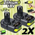 2Pack For RYOBI P108 18V High Capacity Battery 18 Volt Lithium-Ion new