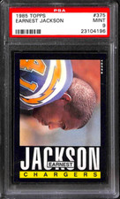 1985 Topps #375 EARNEST JACKSON PSA 9 23104196