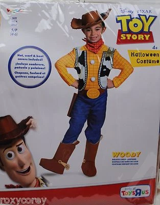 Disfraz de Halloween Disney Toy Story Woody talla pequeña 4-6 nuevo con etiquetas Foto 1 de 4