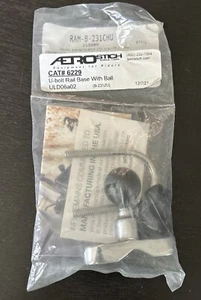 RAM Stainless Steel U-Bolt 1" Ball Chrome Base for Rails 0.5" to 1" in Diameter - Picture 1 of 3