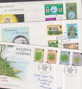 Guernsey 1975 FDC Victor Hugo Hauteville Christmas Peace on Earth Fern Plants - Picture 1 of 3