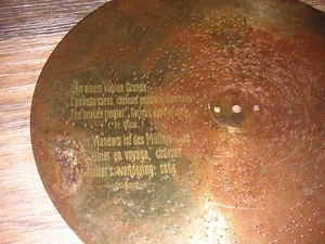 In einem kühlen Grunde Sirion Platte 36cm mit 2 Liedern music box 14 1/2"  disc - Bild 1 von 12