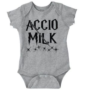 Funny Milk Magic Wizard Spell Birthday Gift Unisex Baby Infant Romper Newborn - Picture 1 of 11