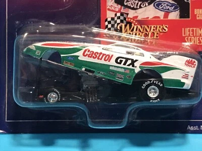 Vintage WINNERS CIRCLE 1998 CASTROL GTX MUSTANG JOHN FORCE LIFETIME SERIES - Image 1 of 4