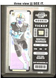 WAN'DALE ROBINSON 2022 Panini Contenders Optic RC Rookie Ticket #99 - Picture 1 of 6