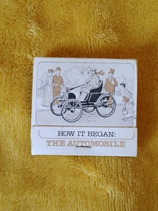 How It Began The Automobile Matchbook Unstruck - Picture 1 of 4