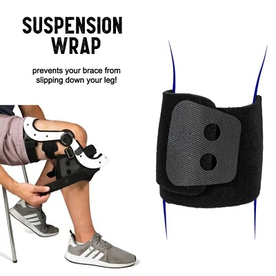 TOWNSEND Parti ginocchiere - avvolgimento sospensione antiscivolo - DonJoy, Ossur, Breg, Thuasne