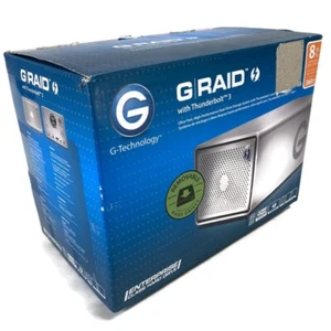 G-Technology G-RAID 2x 4TB External Hard Drive 0G04085 w/ A/C Adapter & USB 3.0 - Picture 1 of 6