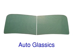 1947 1948 1949 1950 Kaiser 2pc Flat Windshield Glass NEW Restoration Windows - Picture 1 of 2