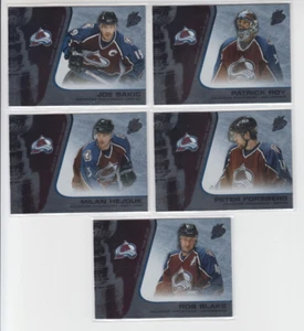 02/03 Quest for the Cup Colorado Avalanche (5 Cards) Blake Forsberg Roy Sakic + - Bild 1 von 2