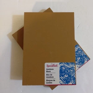 New 2 PC Speedball, Linoleum Block 5 x7 Craft Item - Picture 1 of 6