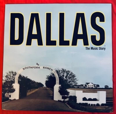 DALLAS A MUSIC LP Vinyl Record Tv Show J.R. Ewing Southfork Ranch Used Country - Image 1 of 2