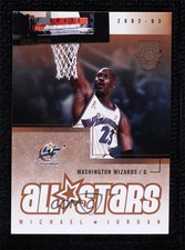 2002-03 Fleer Hot Shots All-Stars Hot Hands /199 Michael Jordan #155 HOF