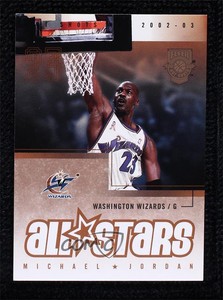 2002-03 Fleer Hot Shots All-Stars Hot Hands /199 Michael Jordan #155 HOF
