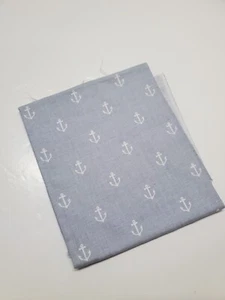 Sarah Jane Fabric At Sea Anchors Nautical Gray OOP Michael Miller FAT QUARTER  - Picture 1 of 1