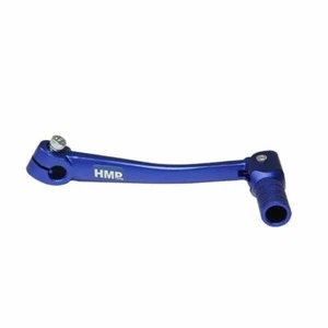HMParts Pit Bike universal Performance Alu Schalthebel Typ 5 umklappbar Blau - Picture 1 of 2