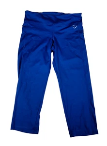 Pantalones de yoga Aeropostale para mujer S PEQUEÑOS azul vivo amor sueño Leggings recortados - Imagen 1 de 10