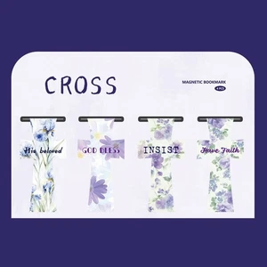 4Pcs Multifunction Magnetic Bookmark Lightweight Page Clips Students - Picture 1 of 6