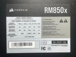 Corsair RM850x W/basic Cables + corsair Braided cables and cablemod extensions - Photo 1/12