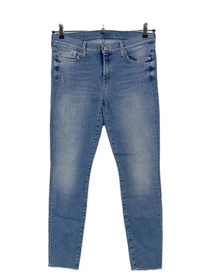 7 FOR ALL MANKIND Vaquero slim Mujeres Vaquero Talla EU 42 azul look casual - Imagen 1 de 4