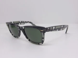 Ray-Ban Wayfarer RB 2140 1084 50 Grey w/Green G15 Special Series #6 - Picture 1 of 15