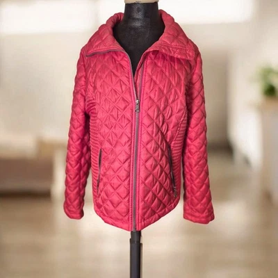 Marc New York Andrew Marc Coral Quilted Puffer Jacket Size Large - Image 1 of 4