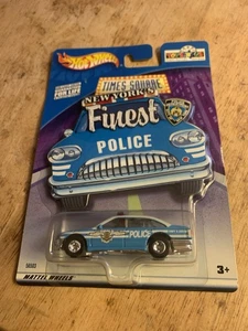 2002 Mattel Hot Wheels Blue New York's Finest Police NIP - Picture 1 of 5