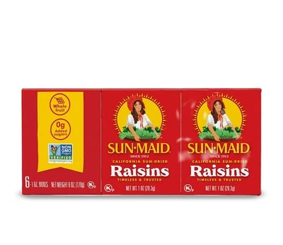 Sun-Maid California Sun Dried Raisins, 6 oz - Image 1 of 2