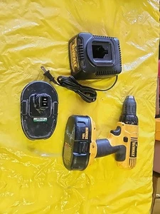 DEWALT DC759 18V Compact Drill/Driver Kit charger And Two Batteries - Picture 1 of 10