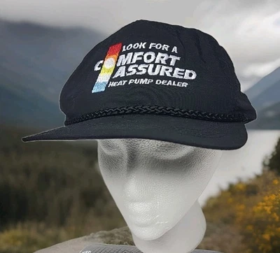 Gorra Capital Caps Vintage Negra Ajustable Snapback Gorra Nylon 5 Paneles Foto 1 de 4