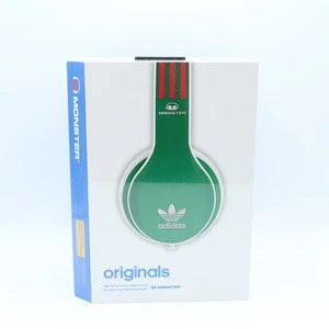 MONSTER x Adidas Originals Over-Ear Kopfhörer Grün/Rot/Weiß Neu Versiegelt - Bild 1 von 13